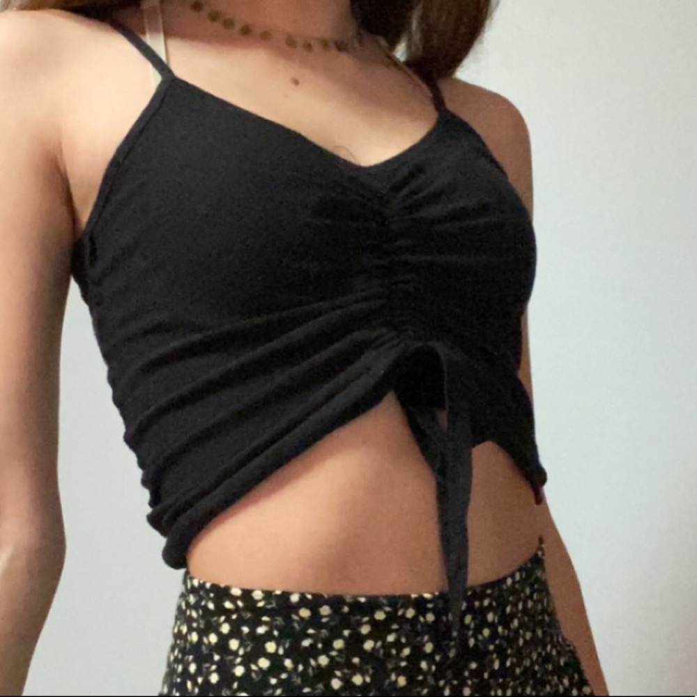 🖤 black handmade tank top